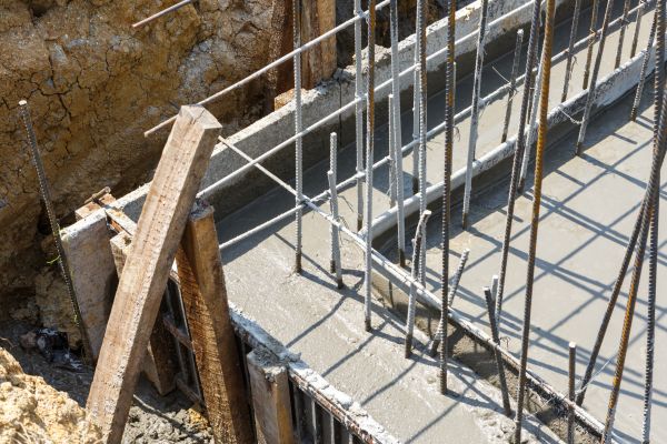 Concrete Footing Pouring in Springfield