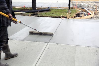 Driveway Concrete Laying